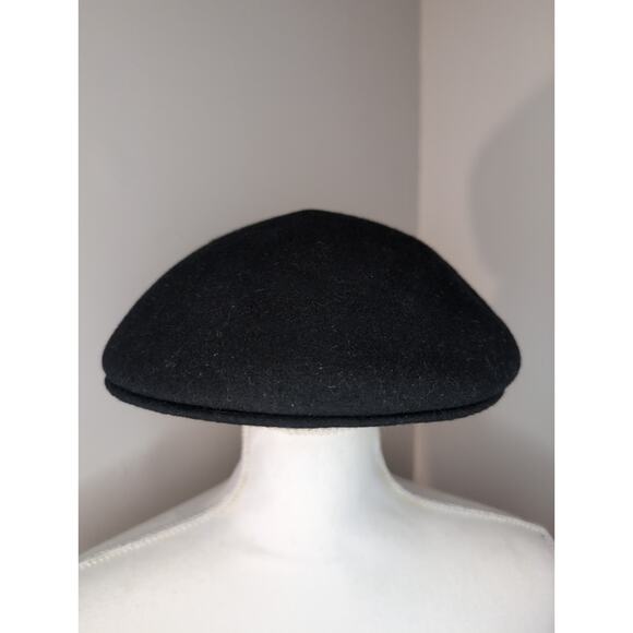 Lake of the Isles wool black paperboy hat - Picture 2 of 7